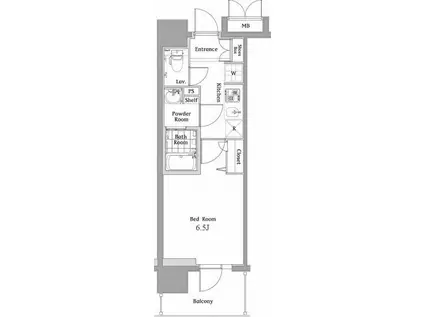 N-STAGE西川口(1K/3階)の間取り写真
