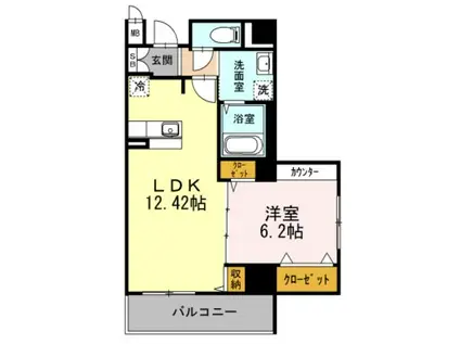 アレーズ南池袋(1LDK/8階)の間取り写真