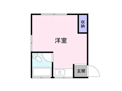 メゾンリエール(ワンルーム/2階)の間取り写真