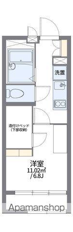 レオパレス一水(1K/1階)の間取り写真