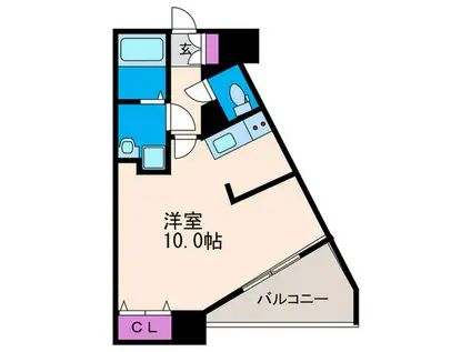 EZA蛍池(ワンルーム/5階)の間取り写真