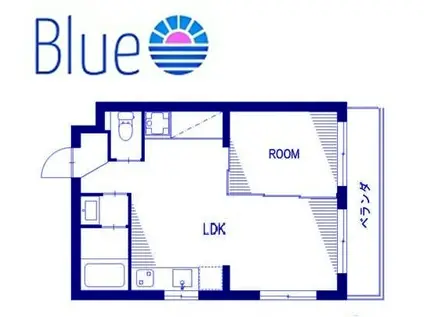 NEXUSカサブランカ(1LDK/3階)の間取り写真