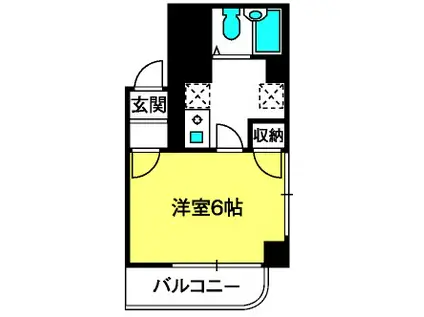 勝田ビル(1K/5階)の間取り写真