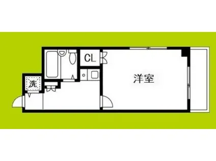 SHES新大阪(1K/2階)の間取り写真