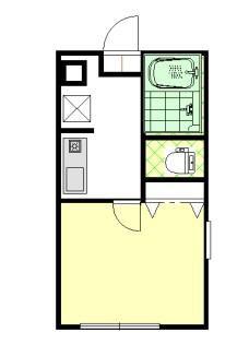 メゾンクオーレ(1K/1階)の間取り写真