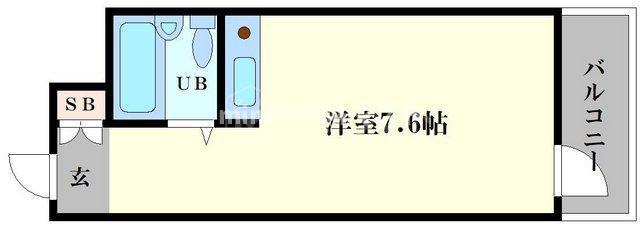 ダイドーメゾン本町(ワンルーム/7階)の間取り写真