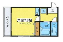 ファーストマンション(ワンルーム/3階)の間取り写真
