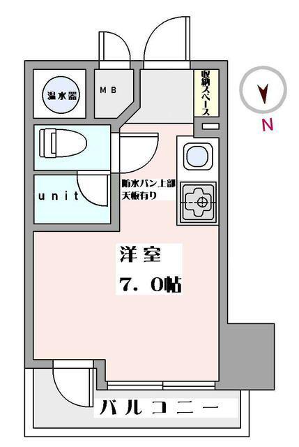 ライオンズステーションプラザ半蔵門(ワンルーム/6階)の間取り写真