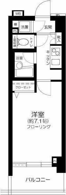 菱和パレス文京白山(1K/2階)の間取り写真