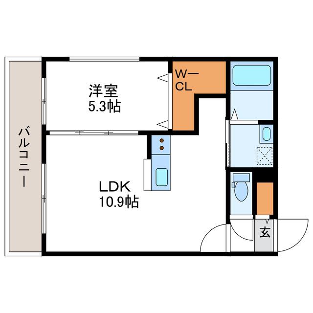 MASCALESE マスカレーゼ(1LDK/3階)の間取り写真