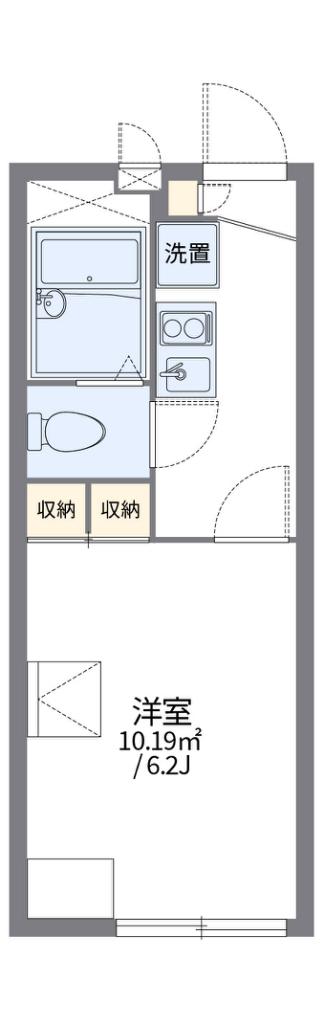 レオパレスT A A(1K/2階)の間取り写真