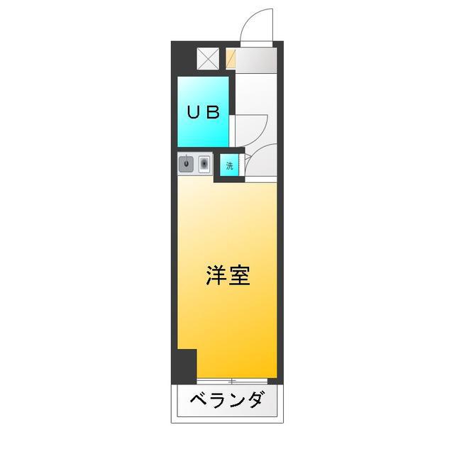 ライオンズマンション上石神井第2(1K/2階)の間取り写真