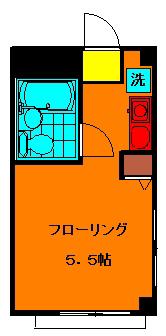 ピアヌーラ(1K/3階)の間取り写真