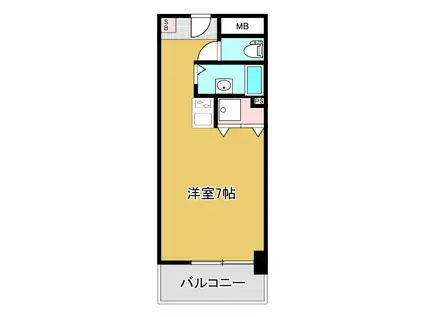 サムティ神戸浜崎通(ワンルーム/3階)の間取り写真