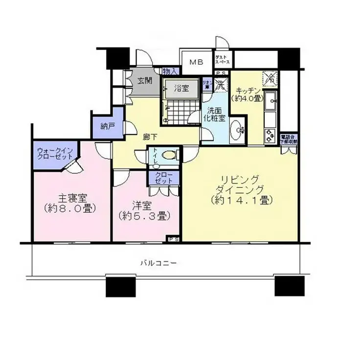 ラクシア品川ポルトチッタ 20階階 間取り