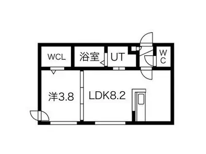 フォレスタ麻生(1LDK/1階)の間取り写真