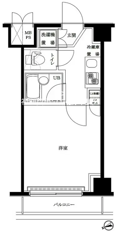 ルーブル浜田山 3階階 間取り