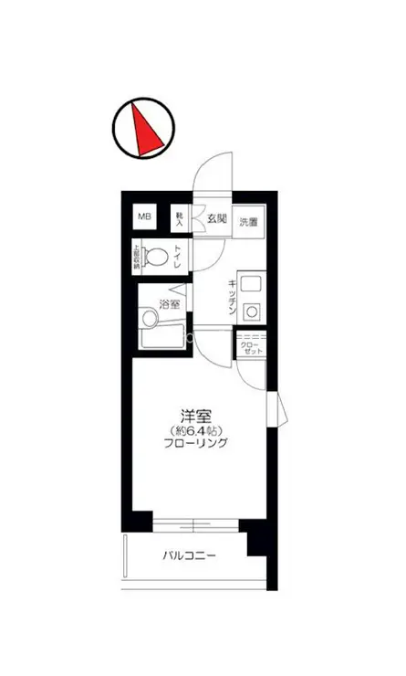 アーバイル三田慶大前 3階階 間取り