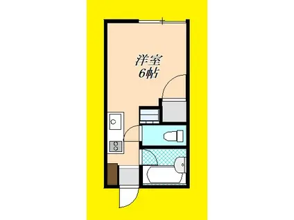 シティハウス南橋本(ワンルーム/2階)の間取り写真