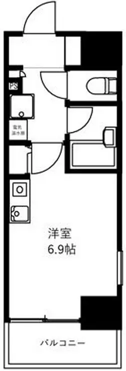 アンセラジオ新越谷 4階階 間取り