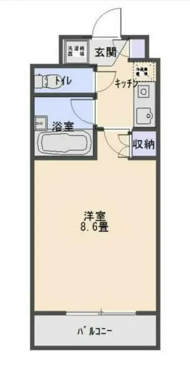 ヌヴェルハイツ 3階階 間取り