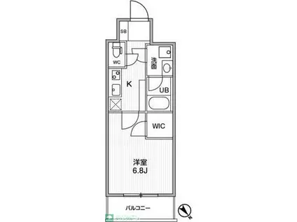 LIME RESIDENCE MACHIDA(1K/10階)の間取り写真