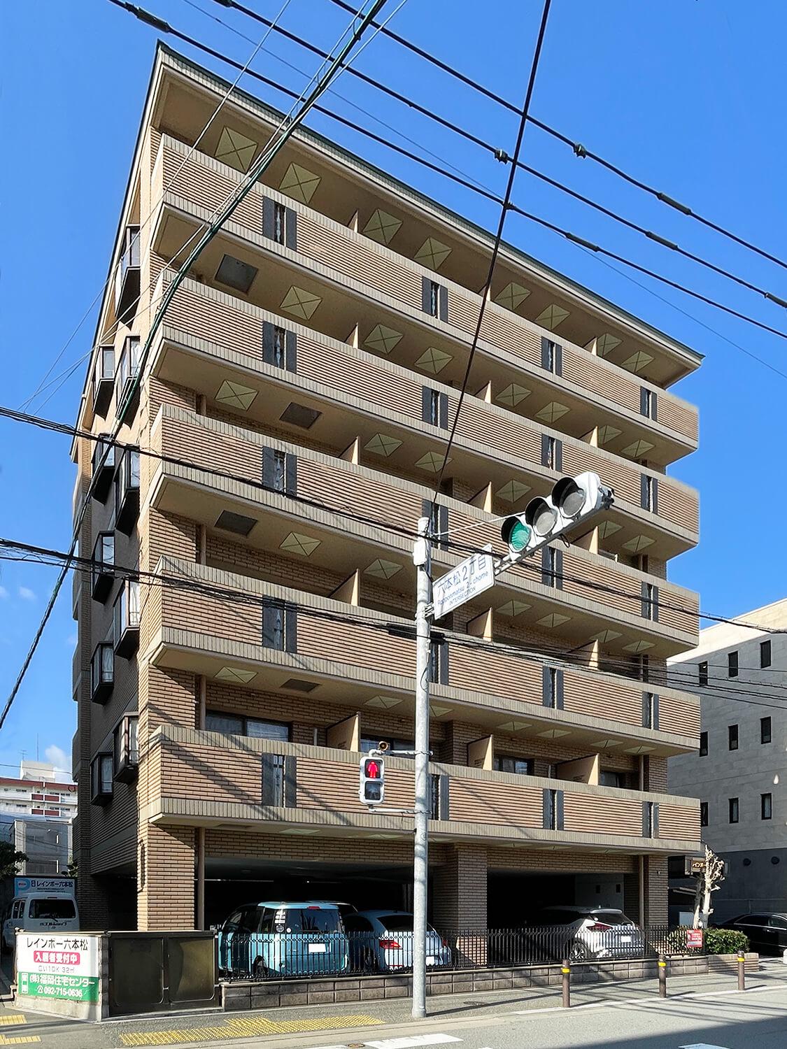 レインボー六本松(1DK/3階)