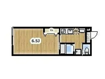 アンビション豊春(1K/3階)の間取り写真