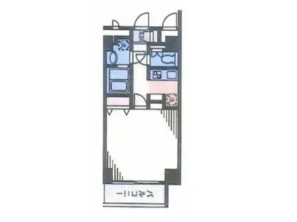 サーティーフォービル(1K/4階)の間取り写真