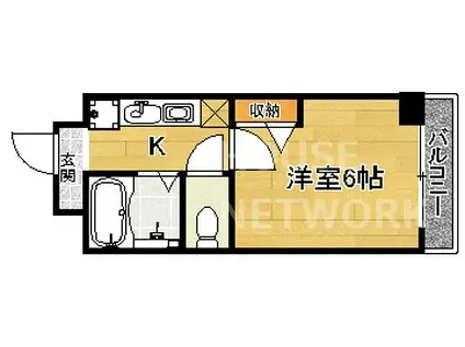 マイア松本(1K/5階)の間取り写真