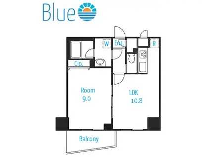 プレディアスタイル横濱沢渡(1LDK/5階)の間取り写真