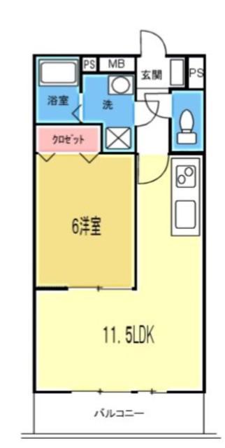 ディオネオーラ(1LDK/3階)の間取り写真