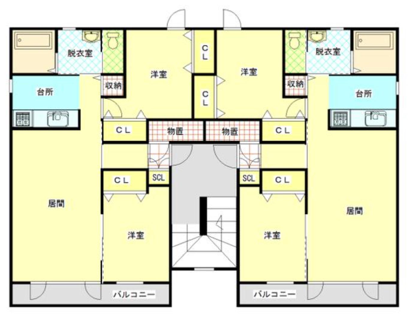 PEAK(2LDK/2階)の間取り写真