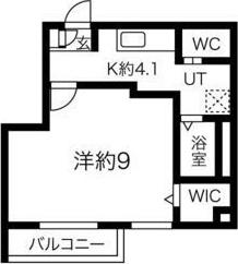 メゾンベール大松(1K/1階)の間取り写真