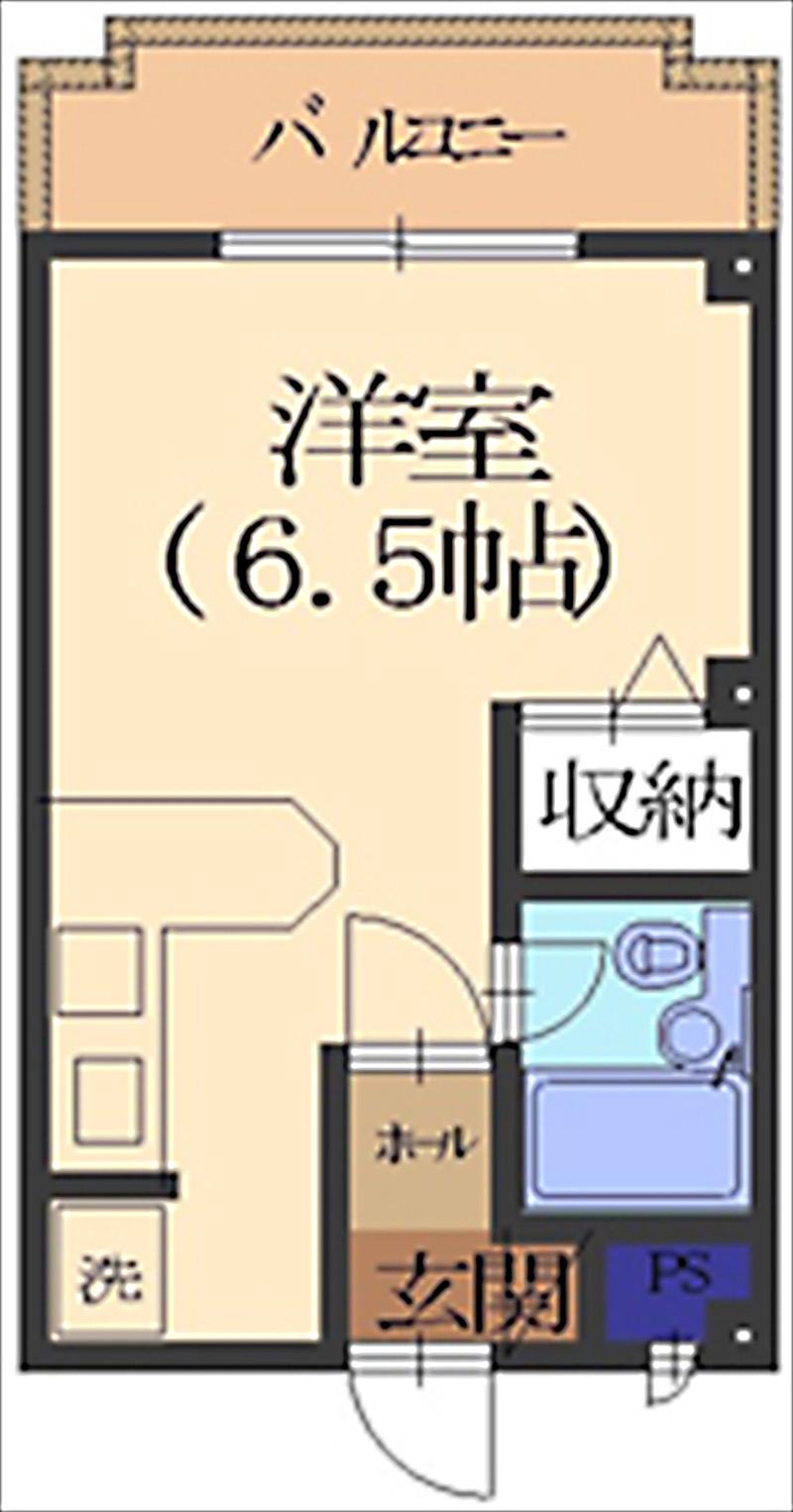 ディア・シティ横川(ワンルーム/3階)の間取り写真