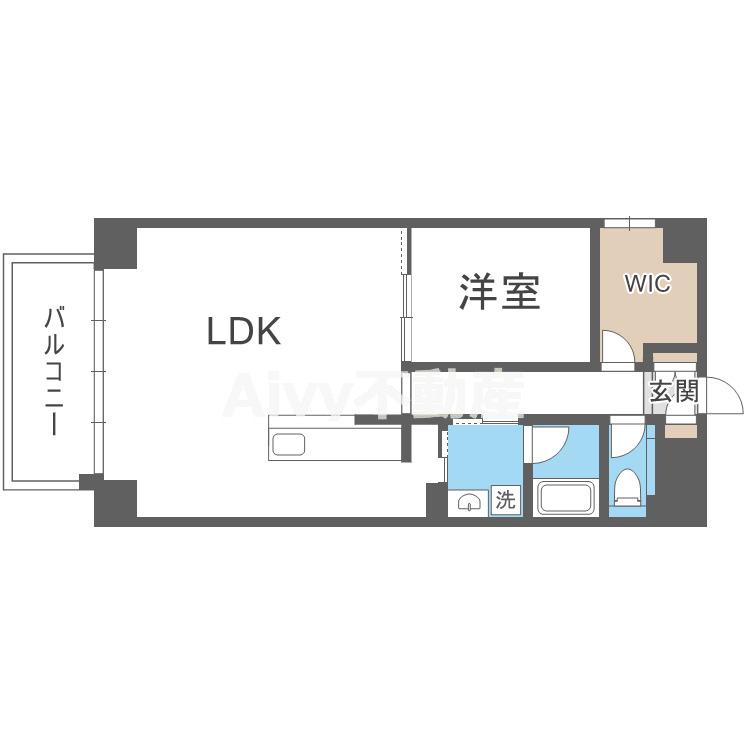 F-TERRACE(2LDK/2階)の間取り写真