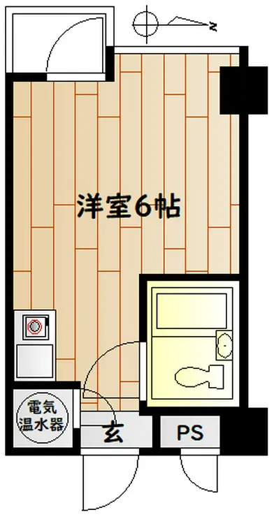 メゾン南平 2階階 間取り