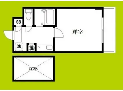 タカトヨハイツ7(1K/3階)の間取り写真