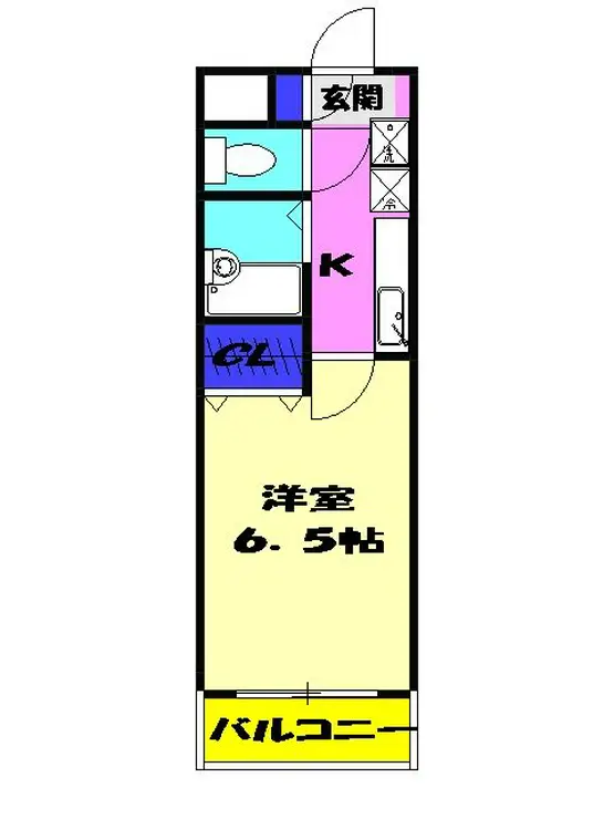 YKマンション 6階階 間取り