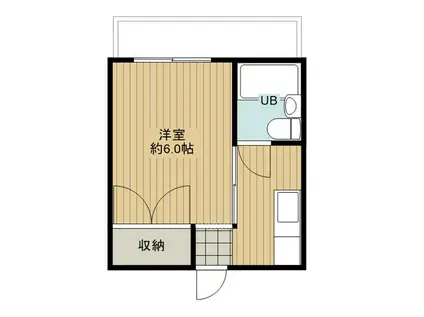 ラウレア旦野原III(1K/1階)の間取り写真