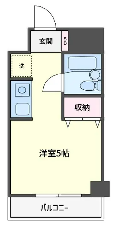 グリフィン横浜 2階階 間取り