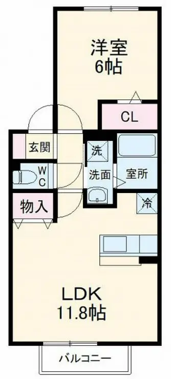 ルミエール参番館 2階階 間取り
