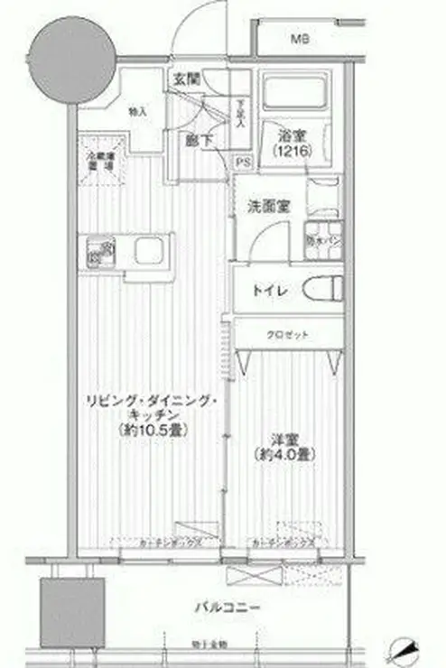 桜ヒルズ九段北 8階階 間取り