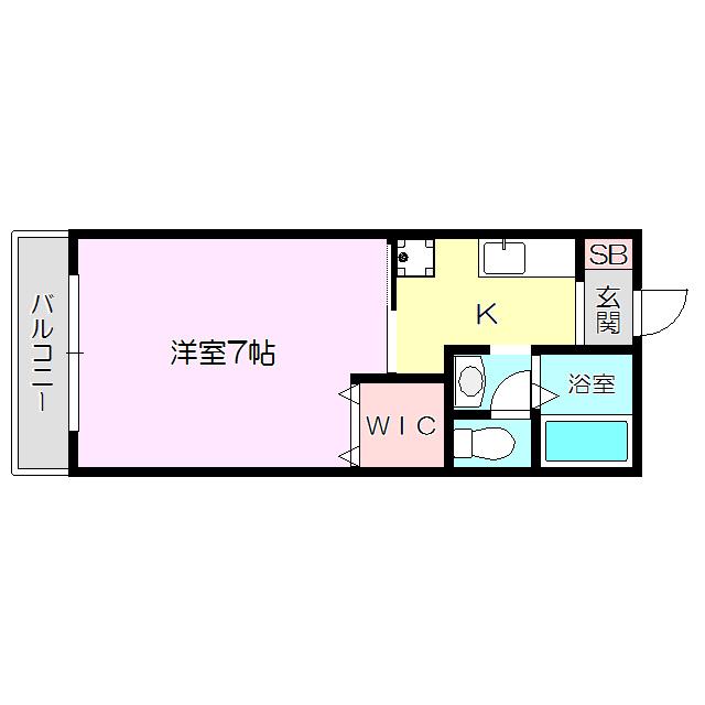 YSFORTERESSE(1K/2階)の間取り写真