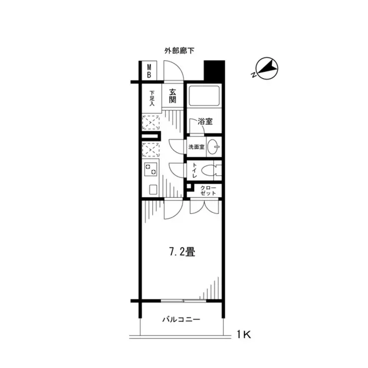セレビア新宿御苑前 7階階 間取り