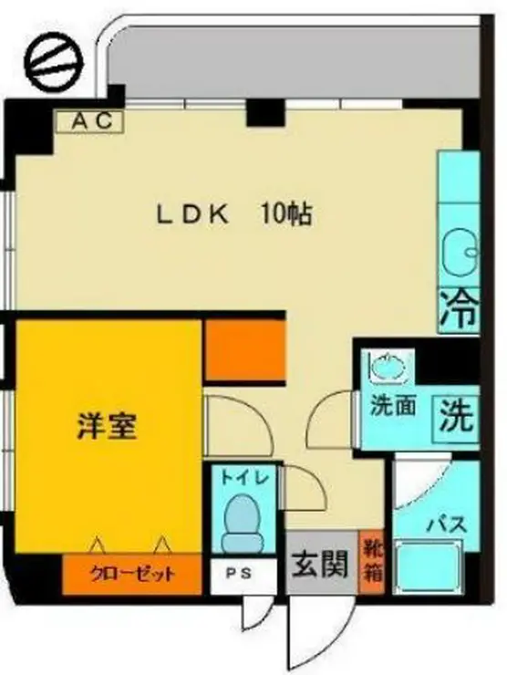 妙義坂マンション 5階階 間取り