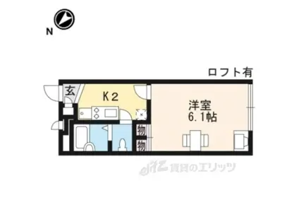 レオパレス甲賀駅前Ⅰ(1K/1階)の間取り写真