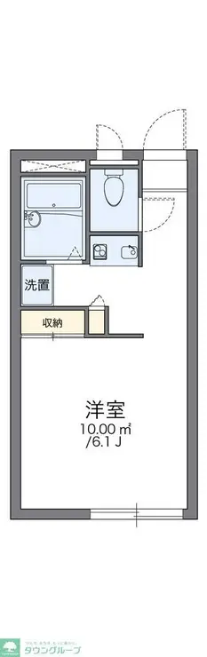 レオパレスかみさわ 1階階 間取り