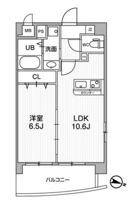 プリマベーラ代々木 5階階 間取り