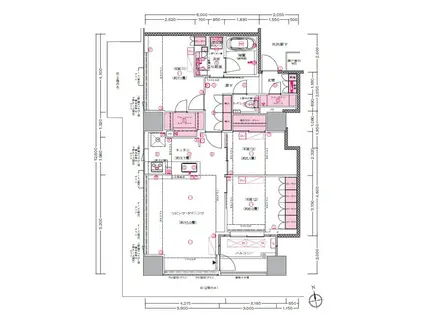 アイコニックタワー 新潟ステーション(3LDK/3階)の間取り写真